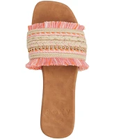 Roxy Women's Positano Slip-On Flat Sandals