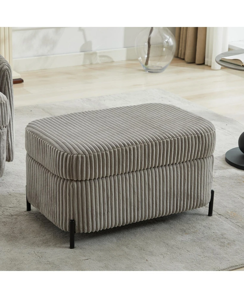 Gray Ottoman for Home