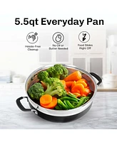 5.5 Quart Everyday Pan with Steamer