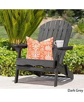Rustic Acacia Wood Folding Adirondack Chair