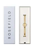 Rosefield Mini Small Edit Women's Gold Tone Stainless Steel Bracelet Watch 20.4mm