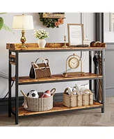 Console Table, Sofa Table with Power Outlet