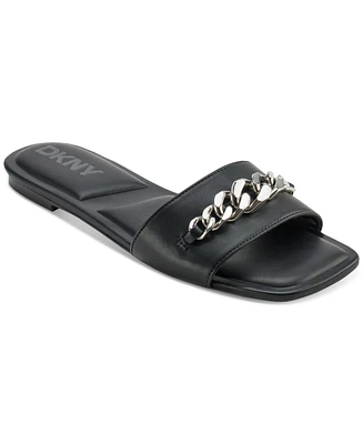 Dkny Women's Dania Chain Slide Sandals