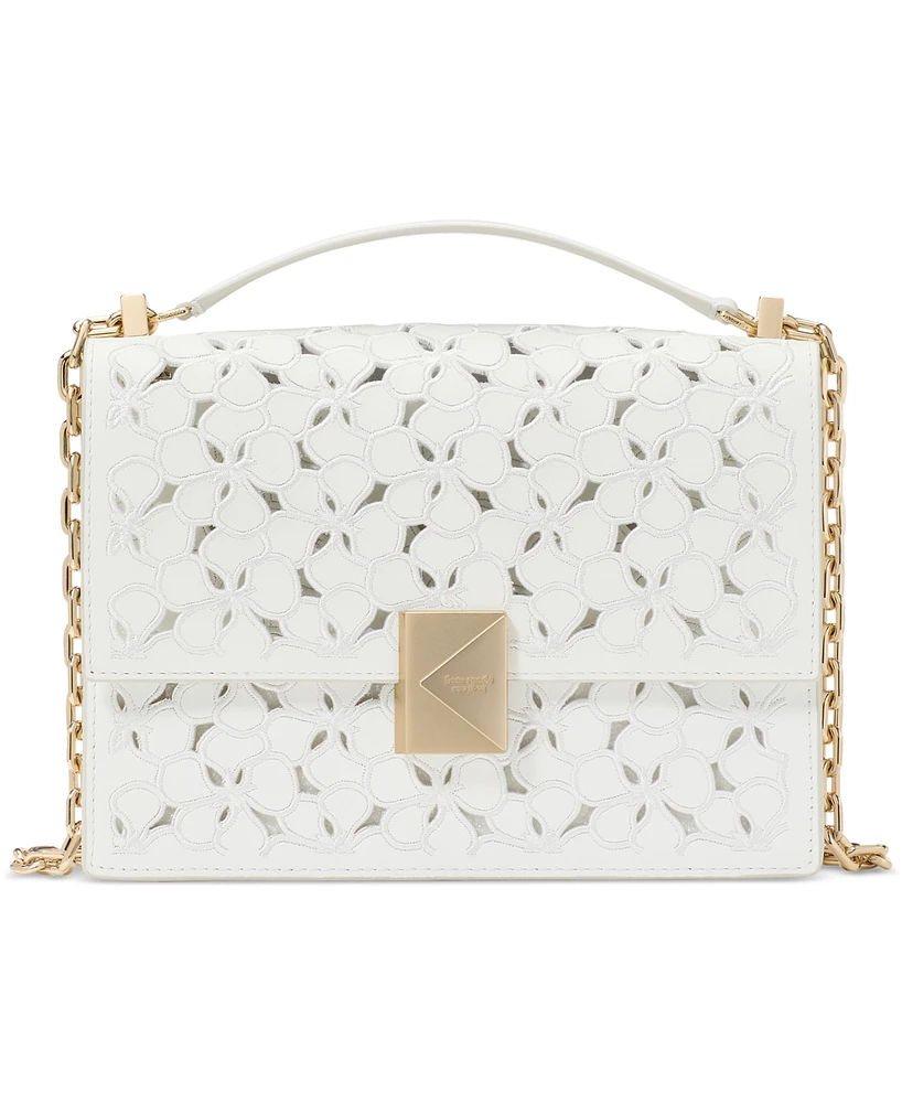 kate spade new york Deco Eyelet Chain Strap Leather Shoulder Bag
