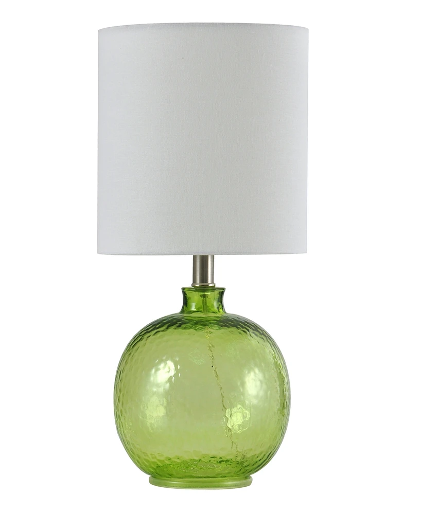 StyleCraft Home Collection 20" Modern Glass Table Lamp