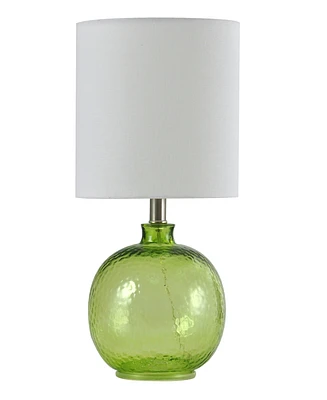 StyleCraft Home Collection 20" Modern Glass Table Lamp