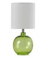 StyleCraft Home Collection 20" Modern Glass Table Lamp