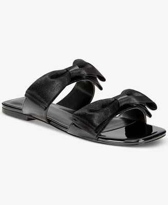 Aaj By Aminah Women's Jody Bow Flat Sandals