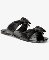 Aaj By Aminah Women's Jody Bow Flat Sandals