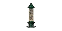 Squirrel-Proof Bird Feeder with Perch Ring for Outdoor Feeding Stations