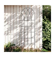 Gothic Arch Top Metal Wall Trellis for Garden and Outdoor Climbing Plants