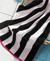 Juicy Couture Reversible Cabana Cotton Beach Towel, 36" x 72"