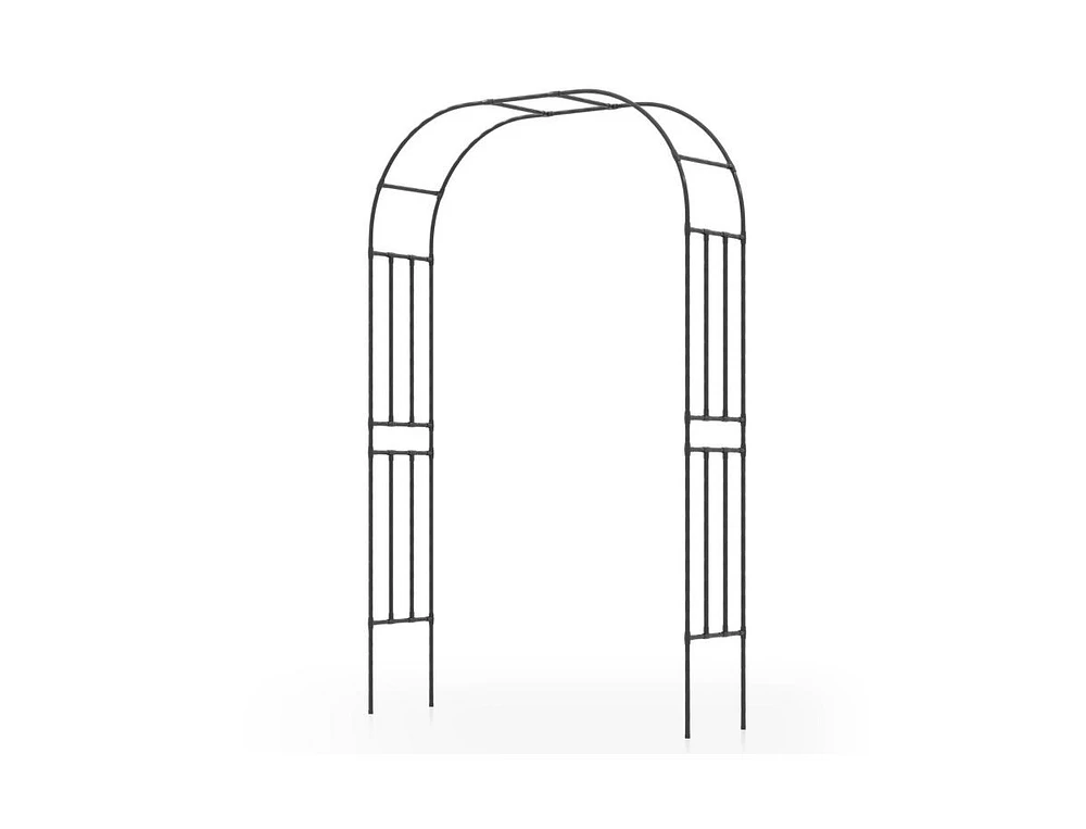 Outdoor Metal Garden Arch Trellis for Climbing Plants Grape Vine Flower