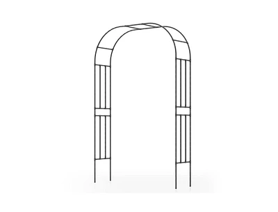 Outdoor Metal Garden Arch Trellis for Climbing Plants Grape Vine Flower
