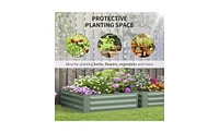 Garden Bed Durable Wooden Planter for Easy Growing of Vegetables and Flowers