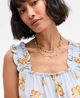 On 34th Women's Ruffle-Strap Tank, Exclusively at Macy's
