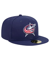New Era Men's Navy Columbus Blue Jackets Core 59FIFTY Fitted Hat
