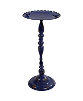 Feathered Friends Iron Pedestal Bird Feeder - Blue - 26" H