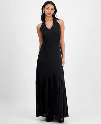 And Now This Women's Pintuck-Pleat Halter Maxi Dress, Exclusively at Macy's