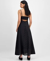 And Now This Women's Eyelet Godet Maxi Dress, Exclusively at Macy's