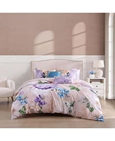 Bebejan Bright Bouquet Bedding 100 Cotton Sateen 5 Piece Reversible Comforter Set