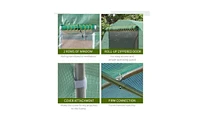 Compact Mini Greenhouse for Home Gardening