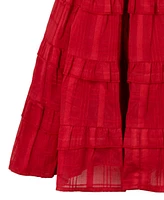 Rare Editions Toddler and Little Girls Shadow Strip Dress