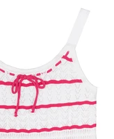 Rare Editions Big Girls Bodycon Crochet Dress