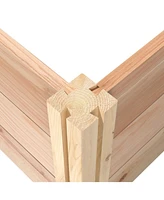 2 ft x 8 ft Tall Cedar Wood Raised Garden Bed