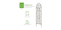 Outdoor Iron Garden Trellis for Climbing Plants and Garden Support