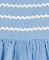 Rare Editions Big Girls Ric-Rac Dress