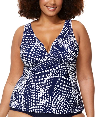 Raisins Curve Trendy Plus Tanzania Tankini Top