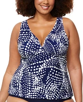 Raisins Curve Trendy Plus Tanzania Tankini Top