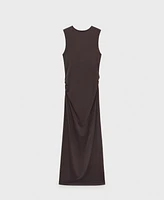 Mango Women's Long Fitted Dress