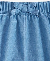 First Impressions Baby Girls Denim Bubble Shorts, Exclusively at Macy's