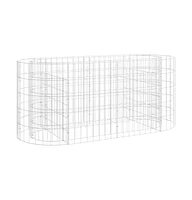 Gabion Raised Bed Galvanized Iron 47.2"x19.7"x19.7"