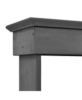 66" Farmhouse Potting Bench with Storage