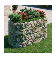 Gabion Raised Bed Galvanized Iron 78.7"x39.4"x39.4"