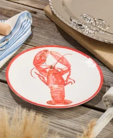 Certified International Beach House Lobster Melamine 6-Pc. Dinner Plates, Service For 6
