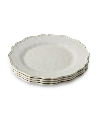 Certified International Isabella Crackle Melamine 4-Pc. Dinner Plates, Service For 4