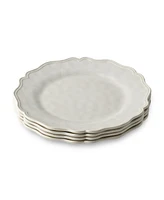 Certified International Isabella Crackle Melamine 4-Pc. Dinner Plates, Service For 4