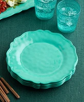 Certified International Isabella Crackle Melamine 4-Pc. Dinner Plates, Service For 4