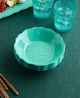 Certified International Isabella Crackle Melamine 4-Pc. All-Purpose Bowls, Service For 4