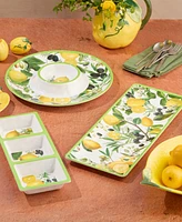 Certified International Limone Melamine 3-Piece Hostess Set