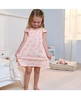 Gerber Toddler Girls 2-Pack Short Sleeve Nightgowns, Flamingoes, 5T