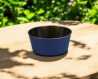 10" Red Recycled Plastic Indoor Outdoor Round Pot Planter