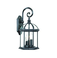 Eastern Lantern Wall Light – Three-Light Design for Porch & Garden