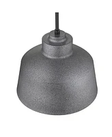 Barnes 1-Light Gray Convertible Pendant