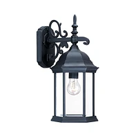 Narrow Domed Hanging Glass Lantern Wall Light