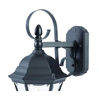 Wall Mounted Swing Arm Hanging Lantern Sconce for Home and Porch Decor
